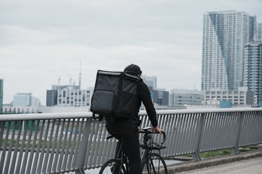 Uber Eats(ウーバーイーツ)を自転車で配達すれば、収入を得ながら運動不足解消できる