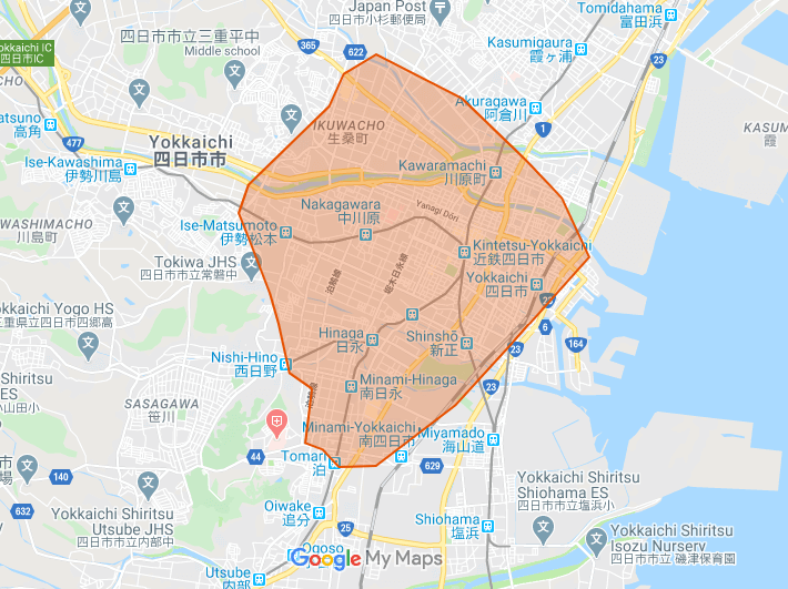 Uber Eats（ウーバーイーツ）三重県四日市市エリア