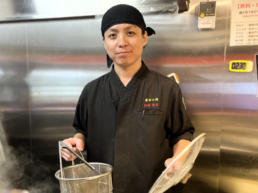 「ラーメンタロー 大森の陣」店長・渋谷さん