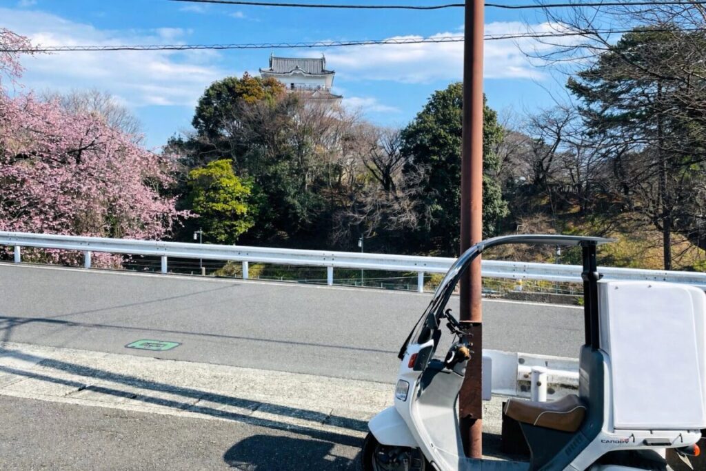小田原市周辺の風景陸さんが走る小田原市周辺。箱根・平塚・渋沢方面への長距離オファーが多い郊外エリアならではの景色