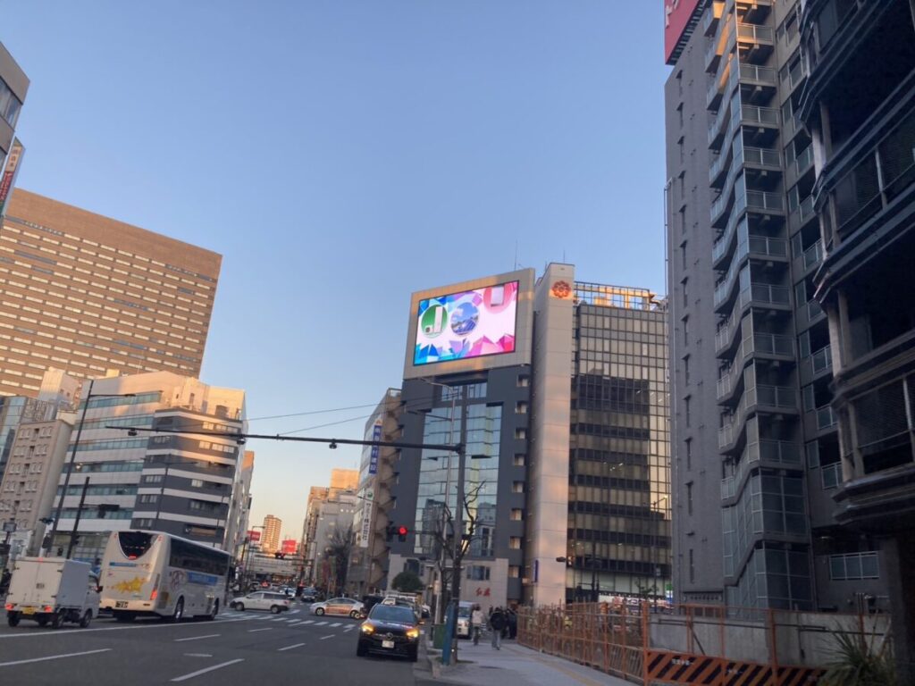 カズキさんが配達中に撮影した大阪の配達エリアの風景画像。